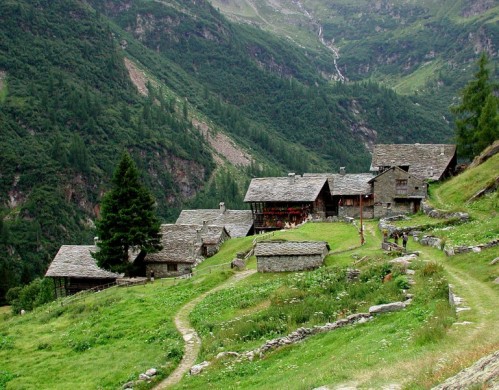 Alagna Valsesia - Abitazioni Walser in val d'Otro