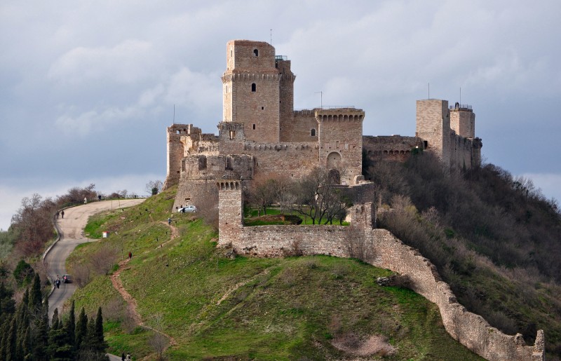 ''Assisi: La rocca maggiore - primo piano'' - Assisi