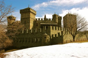 le torri del castello di fenis