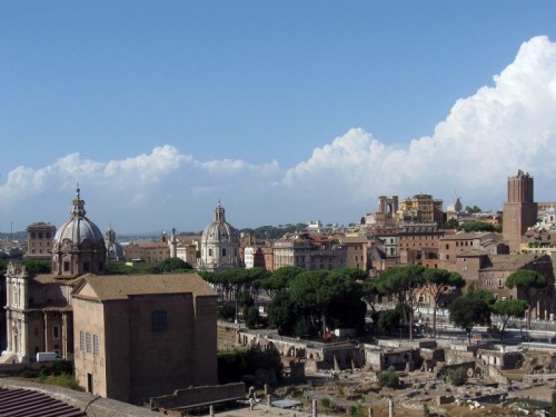 Roma - Panorama dal Foro Romano 1