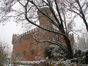 Castello del Valentino in veste invernale