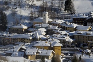 La Thuile sotto la neve