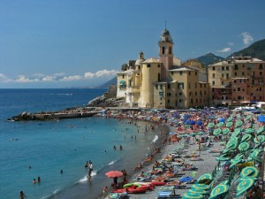 Camogli in alta stagione