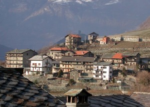 Uno dei villaggi di Montjovet