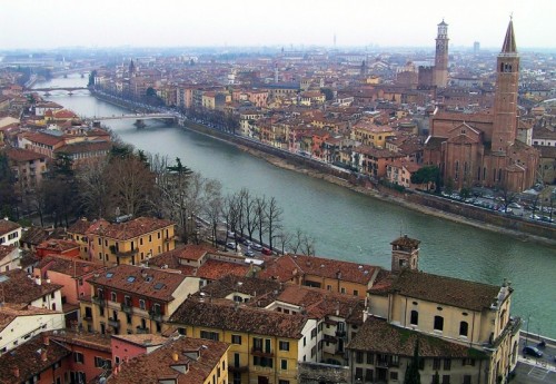 Verona - Verona vista dal colle San Pietro