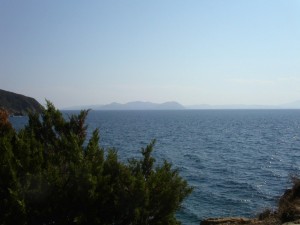 Buca delle fate e Isola d’Elba all’orrizzonte!