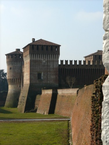 Soncino - Il Castello visto da Porta San Giuseppe