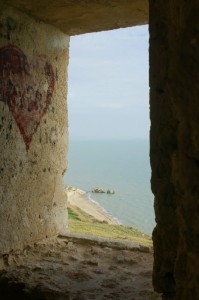 Vista sul litorale di Manfria da una finestra del primo piano della Torre