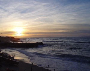Saponara Marittima, sullo sfondo Capo Milazzo