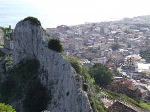 panorama di roccella dal castello