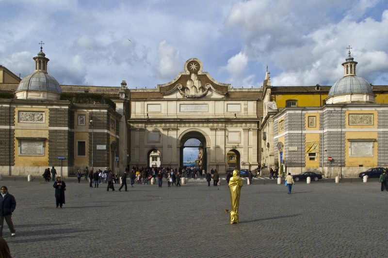 ''La porta di piazza del Popolo'' - Roma