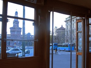 Il castello visto dal… tram!