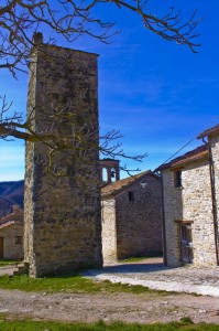La vecchia torre del Castello della pieve