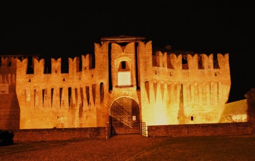 Soncino - La Rocca illuminata