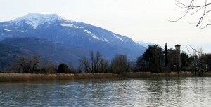 Dal lago del Castel Toblino…