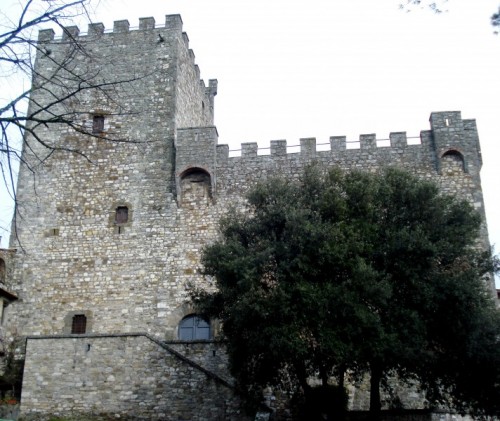 Castellina in Chianti - La rocca e l'albero Castellina in Chianti - La rocca e l'albero