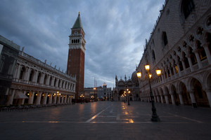 Piazza San Marco alle 5 della mattina