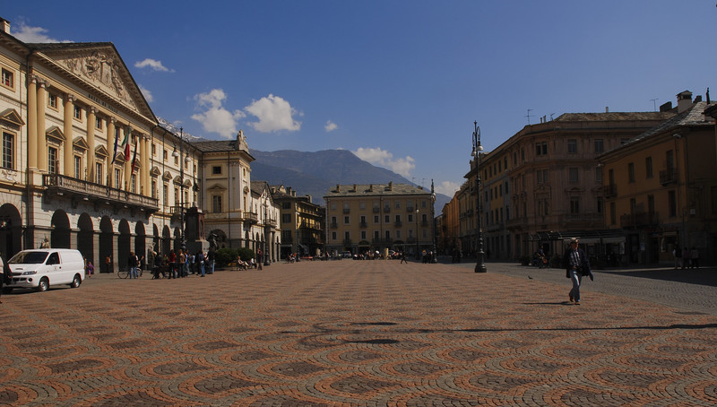 ''Aosta piazza Emile Chanoux'' - Aosta