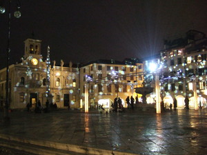 luci di natale in piazza