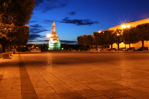 Piazza Santa Teresa nello’ora blue