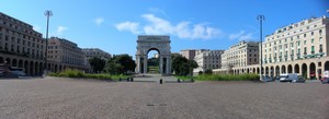 Panorama di piazza della Vittoria