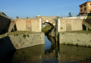 il ponte sulla Darsena di Bomporto