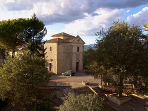 Veduta della piazza di Civita Vecchia di Arpino.