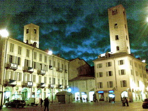 Cielo di notte su Alba