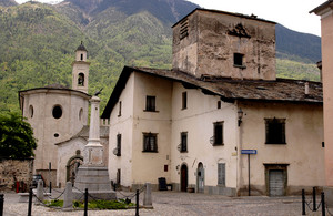 Piazza di Mazzo di Valtellina