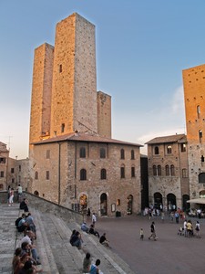 Tramonto in Piazza del Duomo
