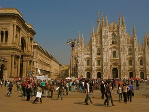 la piazza del Duomo