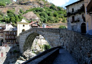 Un vecchio accesso alla Valle D’Aosta
