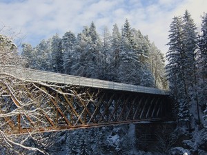 Vecchio ponte ferroviario sulla Slizza