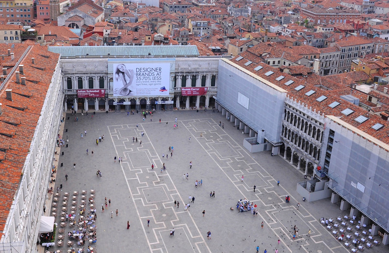 ''Sotto di me, Piazza San Marco'' - Venezia