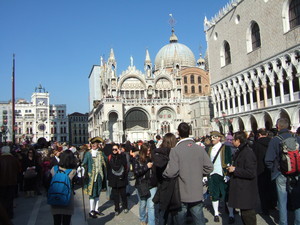piazza san marco a carnevale