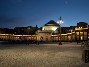 Piazza del Plebiscito, ora blu