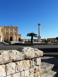 Piazza Santuario ( s.Maria di Leuca )