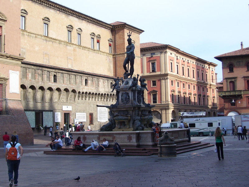 ''piazza con fontana del nettuno'' - Bologna