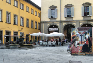 La piazza col Bacchino