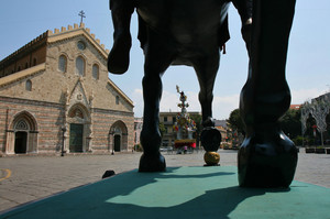 Vista da sotto il gigante