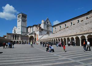 Piazza Inferiore ad Assisi