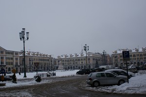 Piazza Galimberti -dopo la neve