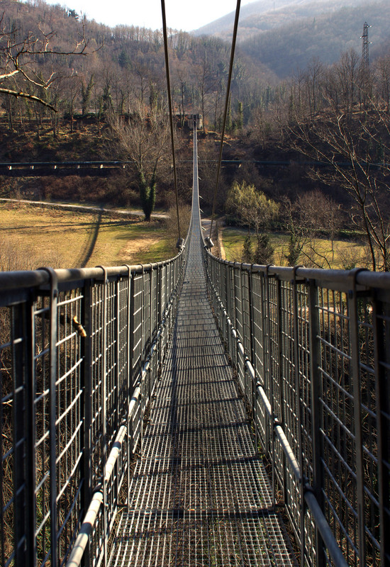 ''ponte sospeso a Mammiano Basso'' - San Marcello Pistoiese
