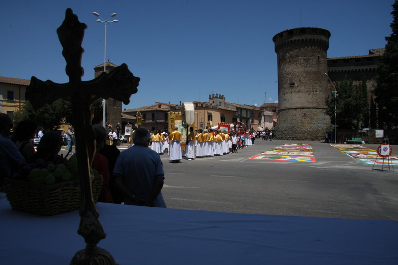 ''Piazza della Repubblica nel giorno della processione'' - Vasanello