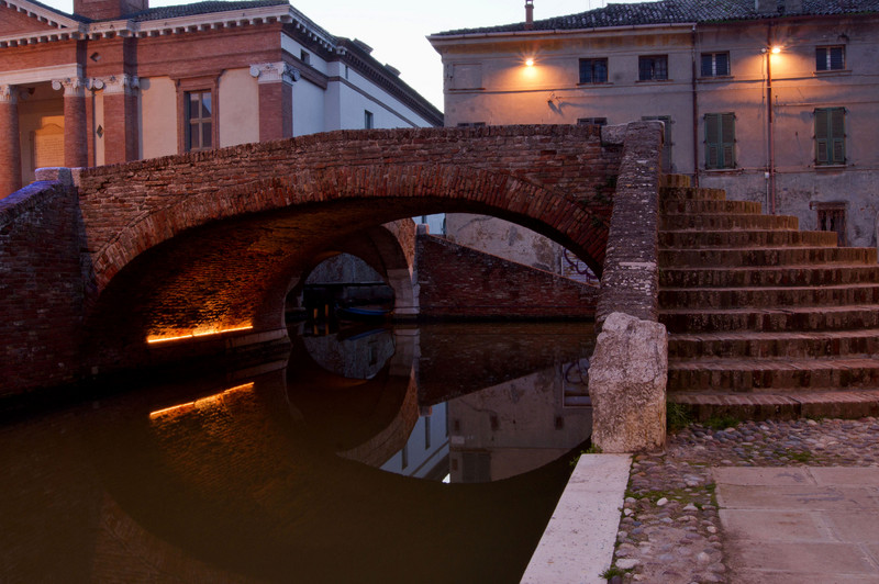 ''Altra visuale del Ponte degli Sbirri – Comacchio -'' - Comacchio