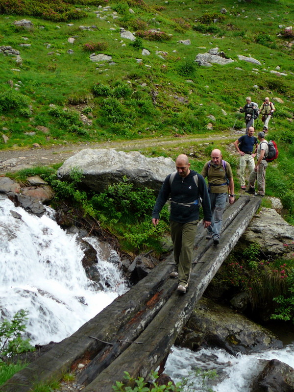 ''ponticello di tronchi'' - Gerola Alta