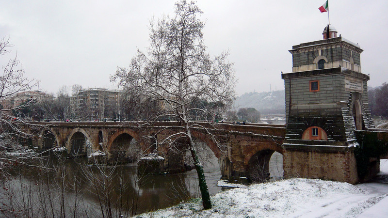 ''Un giorno intero con la neve'' - Roma