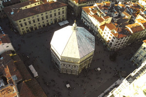 Prospettiva di Piazza Duomo a Firenze