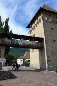 Glorenza, ponti aerei e ponti sull’Adige