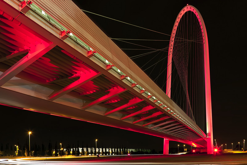 ''Calatrava vestito di rosso'' - Reggio Emilia